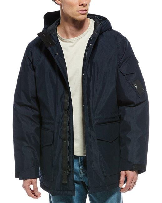 Rag & Bone Blue Down Surplus Jacket for men
