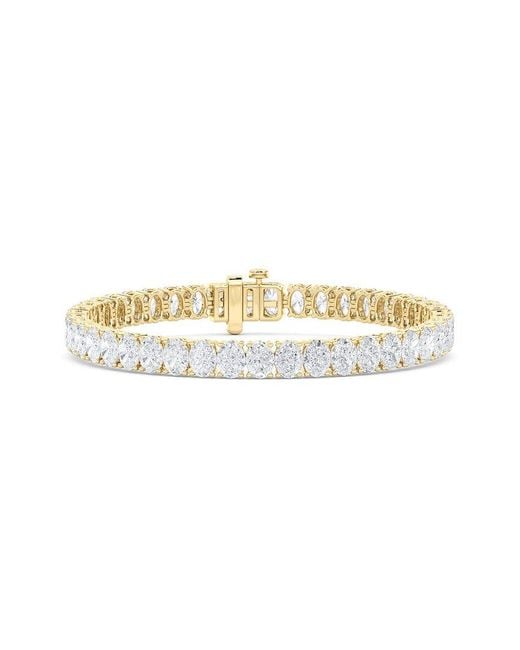 Lab Grown Diamonds White 14K 9.00 Ct. Tw. Lab-Grown Diamond Bracelet