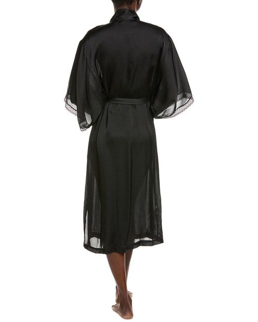 NATORI EDIT Black Ashley Robe