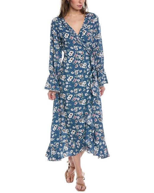 Walker & Wade Blue Willow Maxi Dress