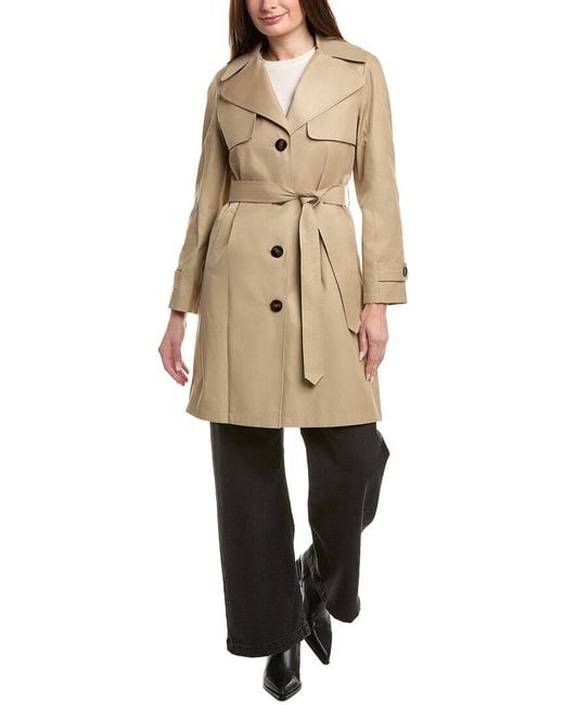 Via Spiga Natural Belted Trench Coat
