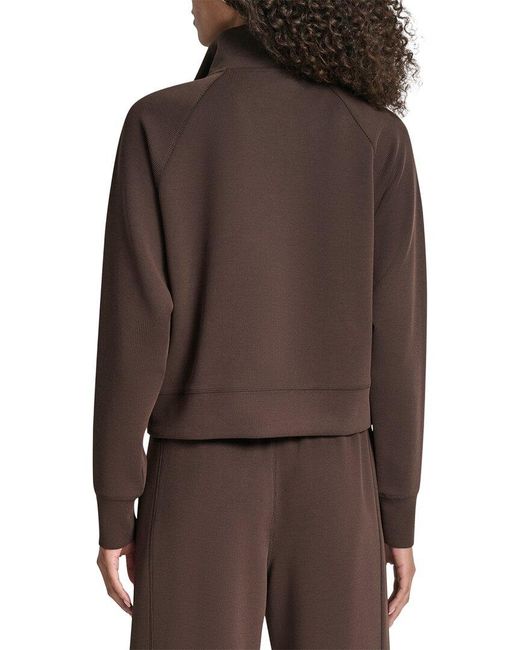 DKNY Brown Pullover Top