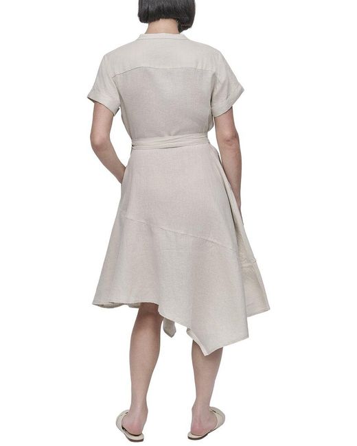 DKNY Natural Linen Dress