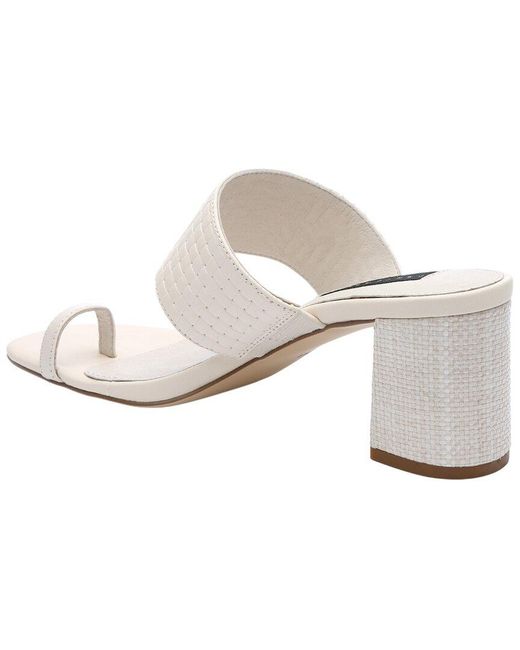 Sanctuary White Bold Leather Sandal