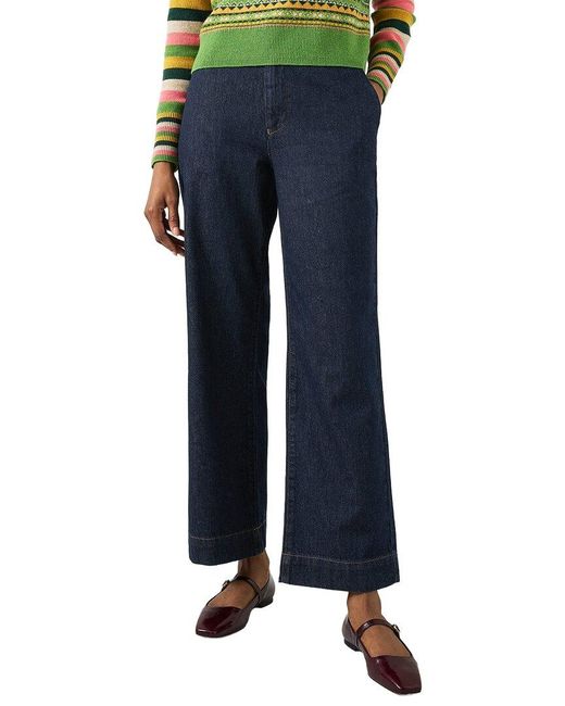 L.K.Bennett Blue Greta Trouser