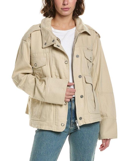 Free People Natural Kali Washed Jacket