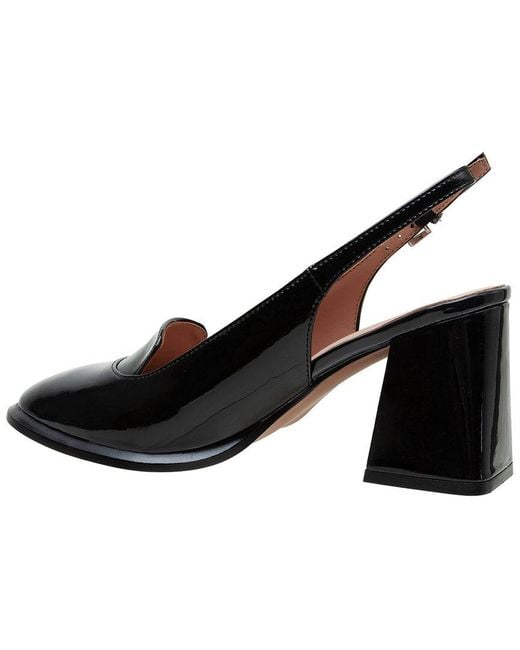 Linea Paolo Black Bernice Leather Pump