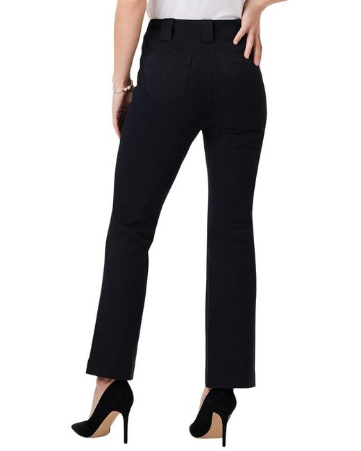 NIC+ZOE Blue Demi Boot Ankle Plaza Pant