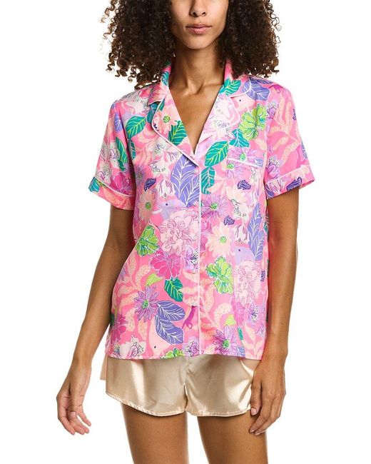 Lilly Pulitzer Red Teagan Pj Top