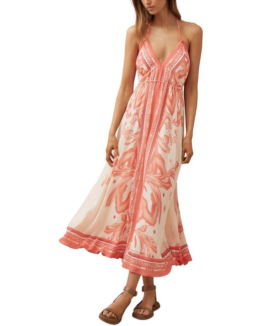 Reiss Pink Flippy Dress