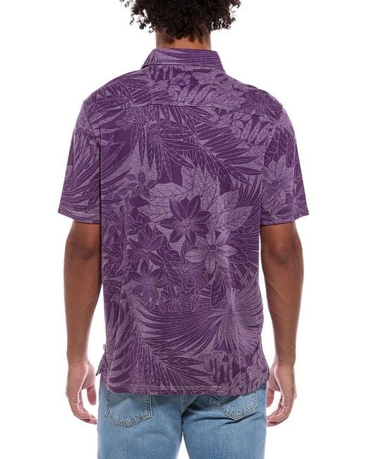 Tommy Bahama Purple Sport Santiago Paradise Polo Shirt for men