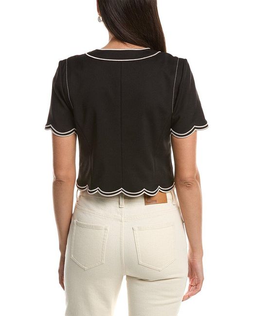 Ramy Brook Black Sandra Top