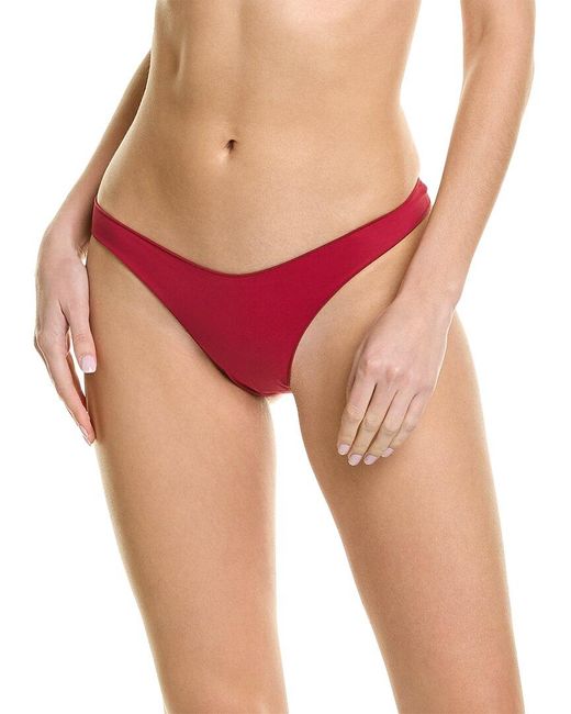Tropic of C Red Curve Bikini Bottom