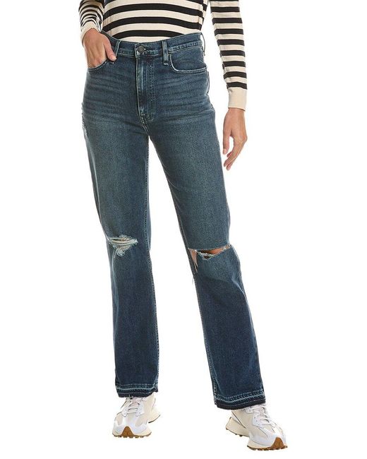 Hudson Blue Jade High-Rise Seascape Loose Fit Straight Leg Jean