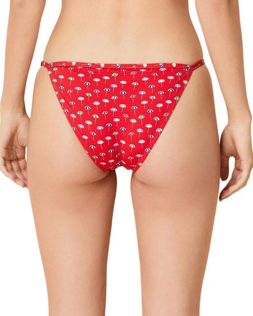 Solid & Striped Red The Lulu Bottom