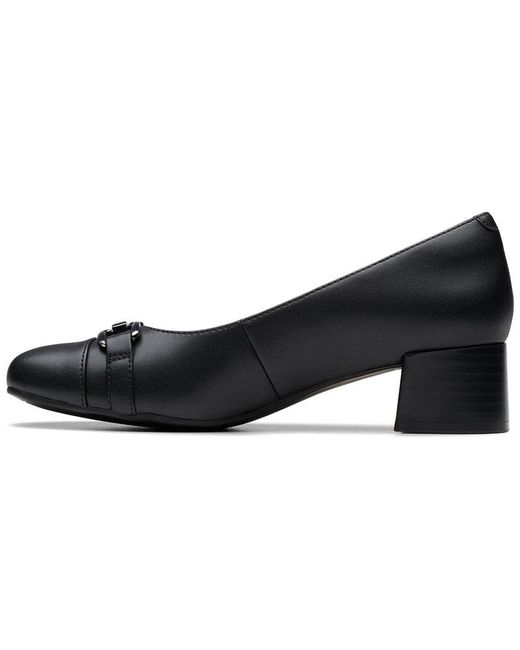 Clarks Black Iridessa Erin Leather Pump