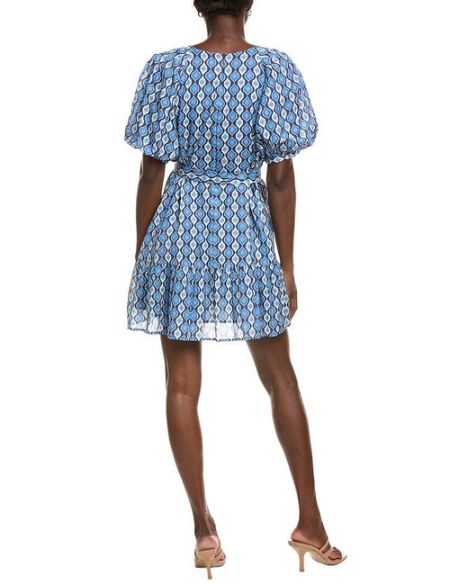 Velvet By Graham & Spencer Blue Shereen Mini Dress