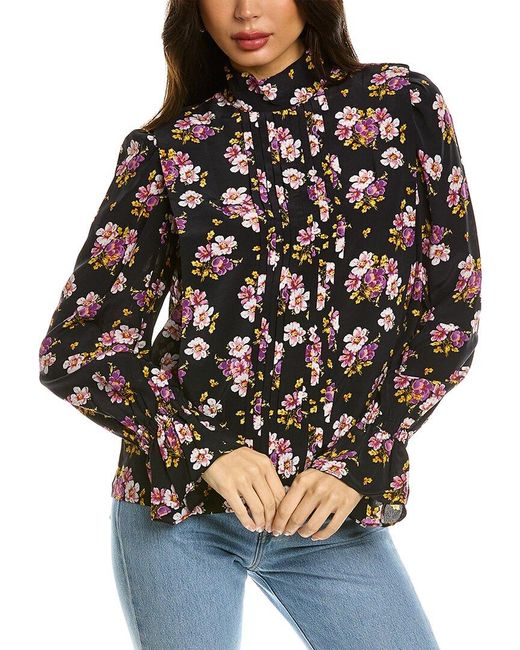 Zadig & Voltaire Gray Tabbi Silk Top