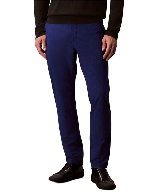Calvin Klein Blue Slim Tech Stretch Trouser for men