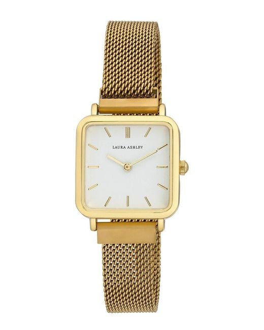 Laura Ashley Metallic Alloy Strap Analog Watch