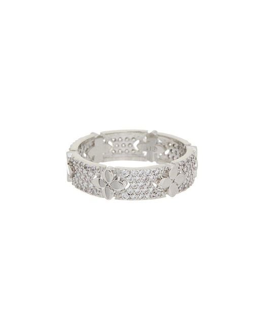 Juvell White 18K Plated Cz Ring