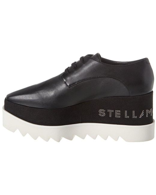 Stella McCartney Black Elyse Platform Oxford