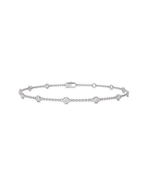 Lab Grown Diamonds White 14K 1.00 Ct. Tw. Lab-Grown Diamond Bracelet