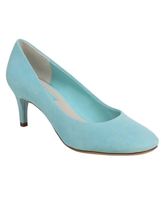Franco Sarto Blue L-Kamari Leather Pump