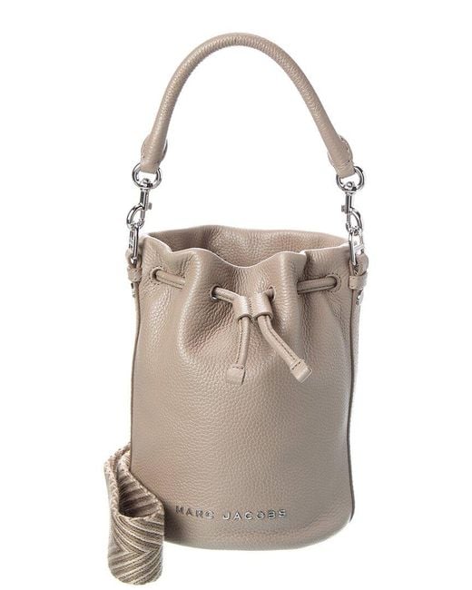 Marc Jacobs Natural Groove 2.0 Webbing Leather Bucket Bag