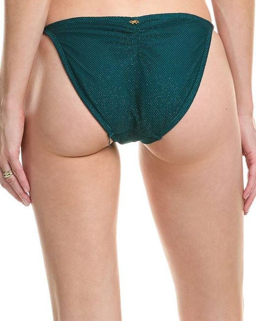 PQ Swim Green Tie Full Bikini Bottom