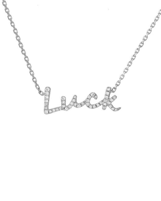 Diana M Metallic Fine Jewelry 14k 0.17 Ct. Tw. Diamond Necklace