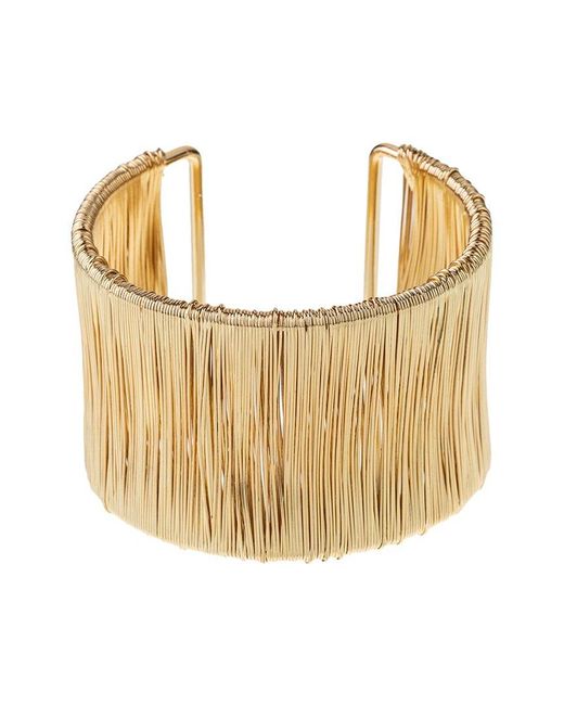 Eye Candy LA Metallic Onda Cuff Bracelet