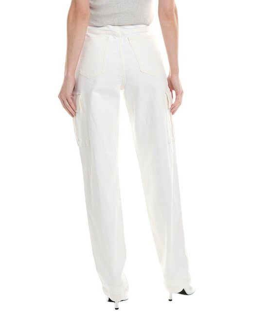 Rebecca Minkoff White Stevie Relaxed Cargo Pant
