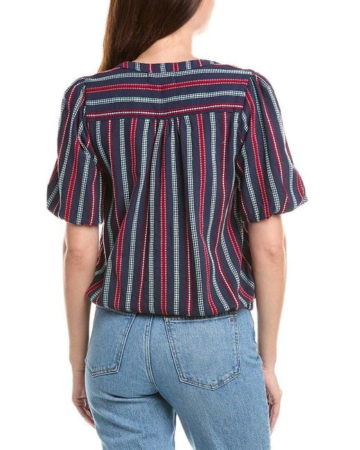 Michael Stars Blue Zephyr Top