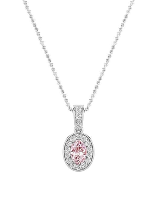 Lab Grown Diamonds White 14K 1.30 Ct. Tw. Lab-Grown Diamond Pendant