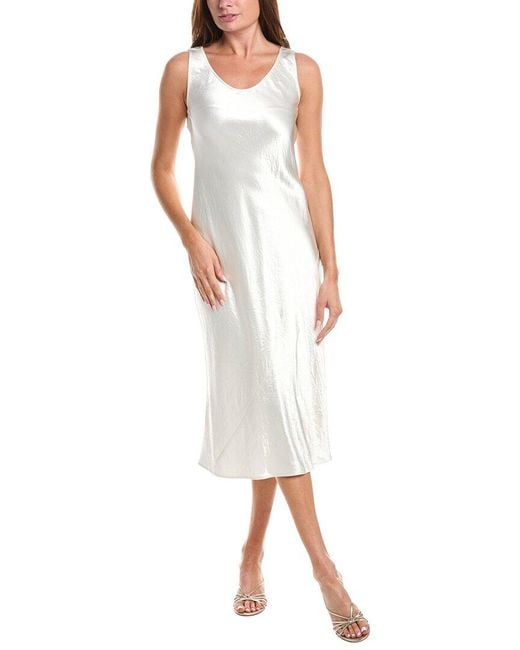 Max Mara White Talete Midi Dress