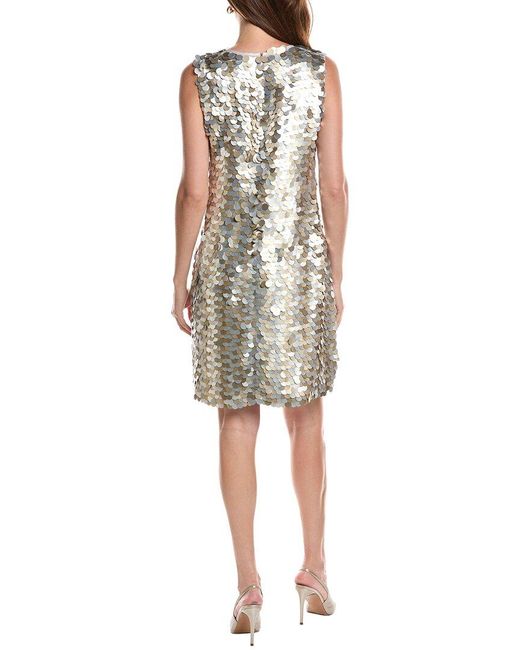 Lafayette 148 New York Natural Shift Dress
