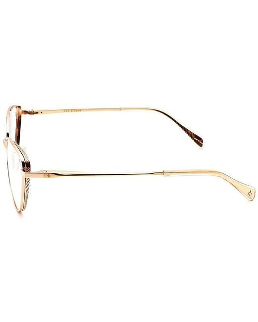 Rag & Bone Metallic 54Mm Optical Frames