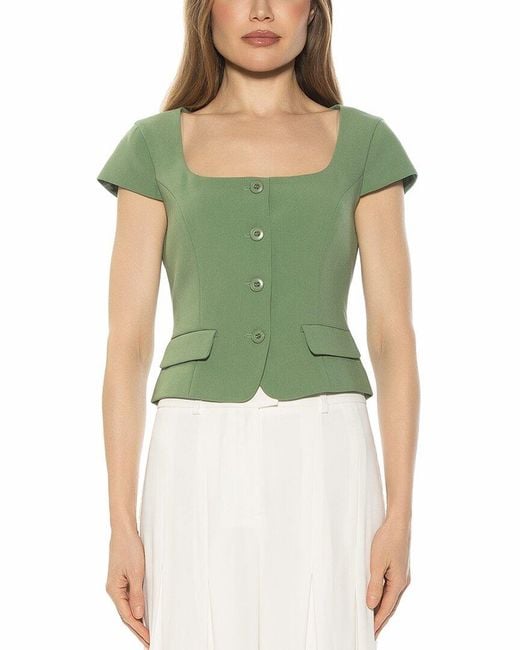 Alexia Admor Green Vale Vest Top