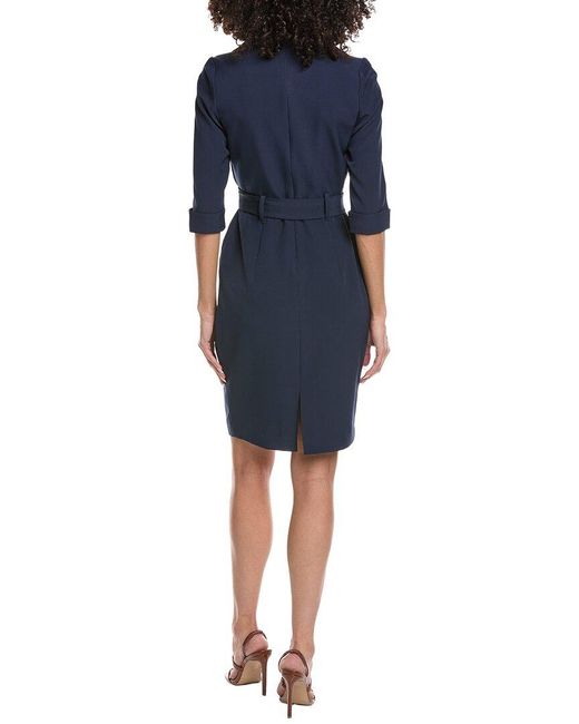 Black Halo Blue Lucinda Sheath Dress