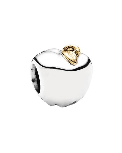 Pandora apple 14k hotsell & silver charm