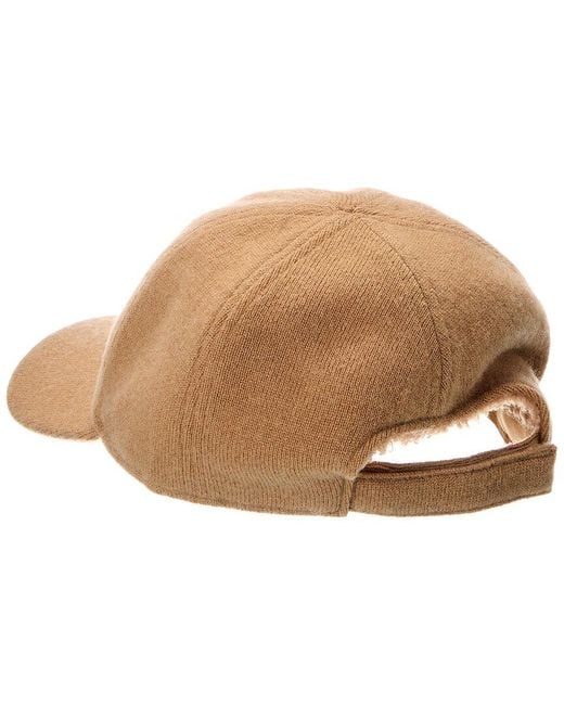 Amicale Cashmere Natural Wool & Cashmere-Blend Solid Knit Hat