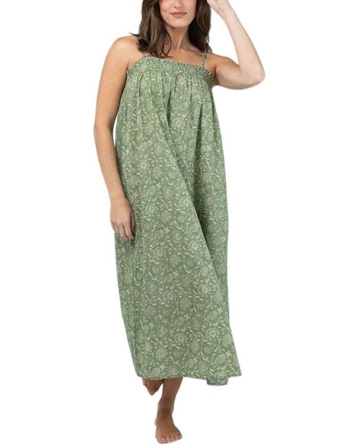 Olive Workshop Green Montauk Dress