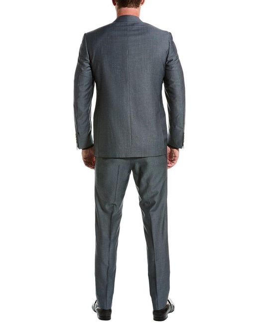 Canali Black 2pc Wool & Mohair-blend Suit for men