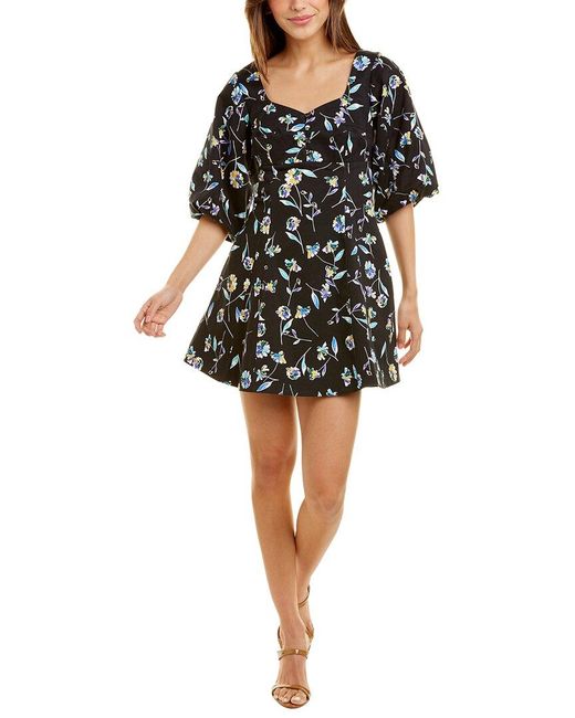 Nicholas Lydia Mini Dress in Blue - Lyst