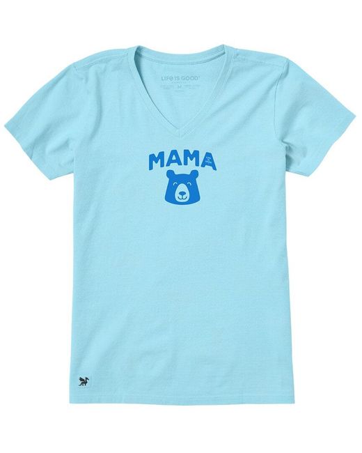 Life Is Good. Blue Crusher Lite T-Shirt
