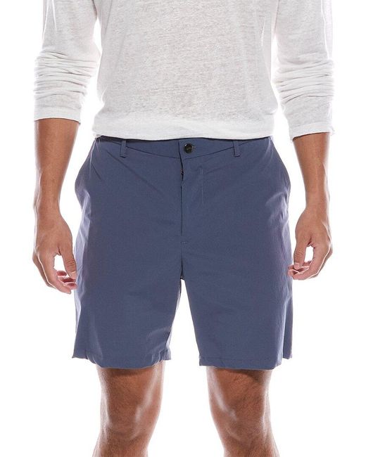 Onia Blue Hybrid Walk Short for men