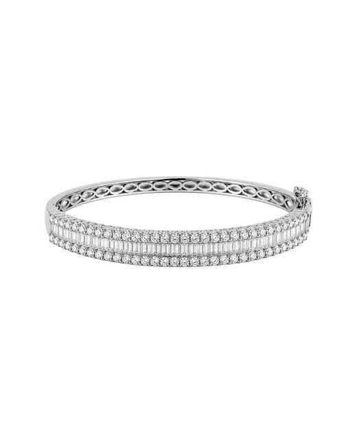 Lab Grown Diamonds White 14K 5.50 Ct. Tw. Lab-Grown Diamond Fashion Bangle