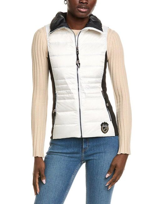 SKEA White Vail Puffer Vest