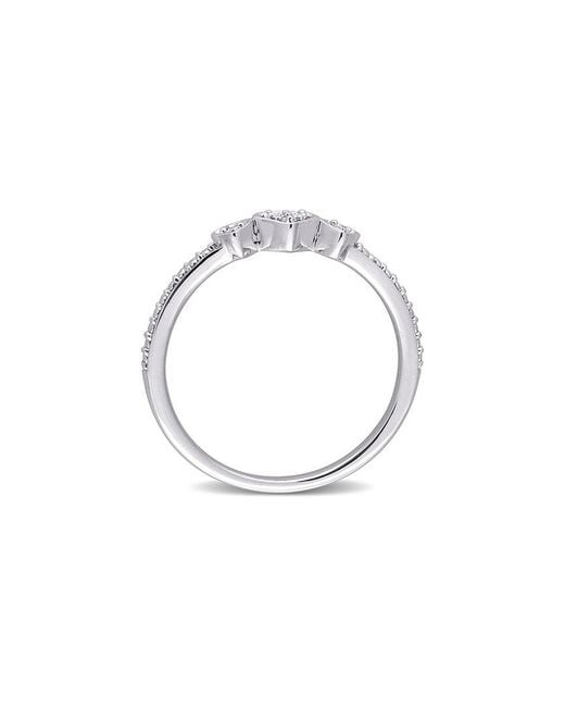 Rina Limor White 0.05 Ct. Tw. Diamond Ring
